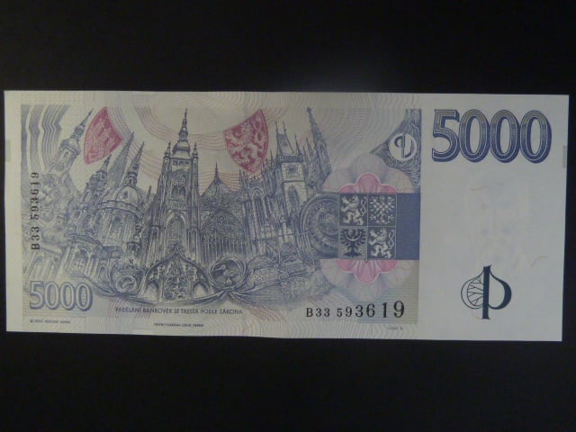5000 Kč 1999 série B 33