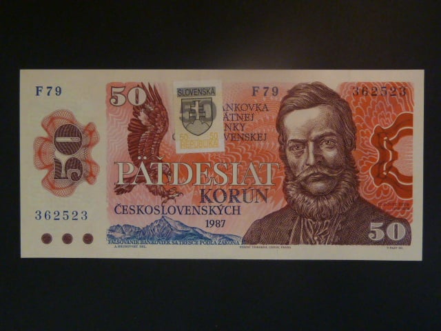 50 Sk 1987/1993 série F 79, kolek, sériová čísla dál od sebe