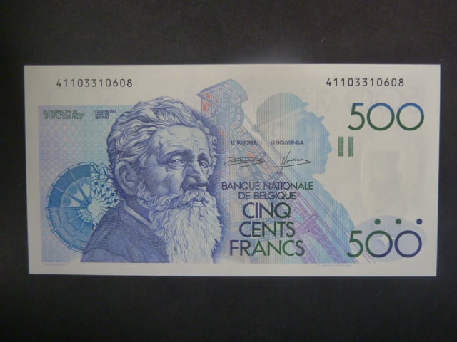 500 Francs 1982, serie 411, BNB. B586d, P141
