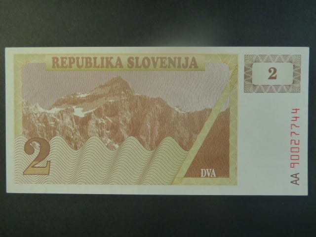 2 Tolarjev 1990, BNB. B202a, Pi. 2