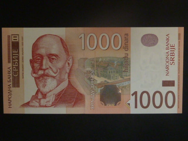 1000 Dinara 2006, série ZA replacement, BNB. B412a, Pi. 52