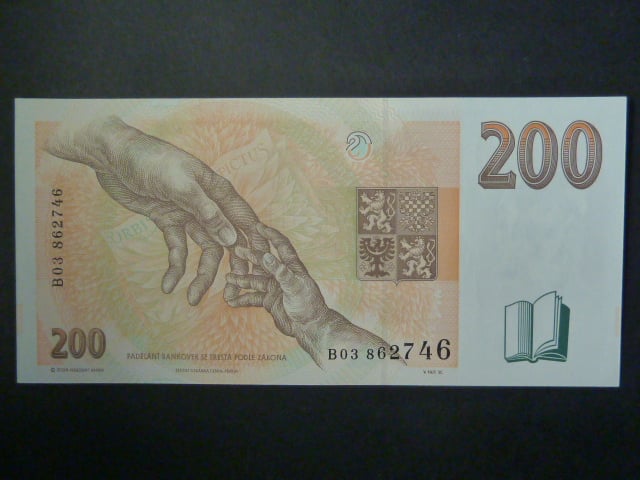 200 Kč 1996 série B 03