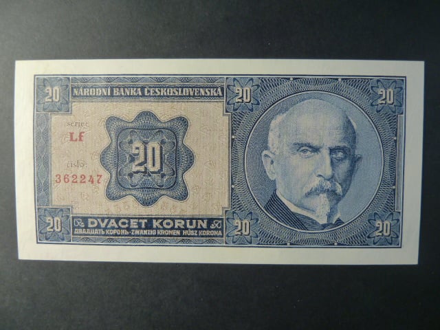20 Kč 1926 série Lf