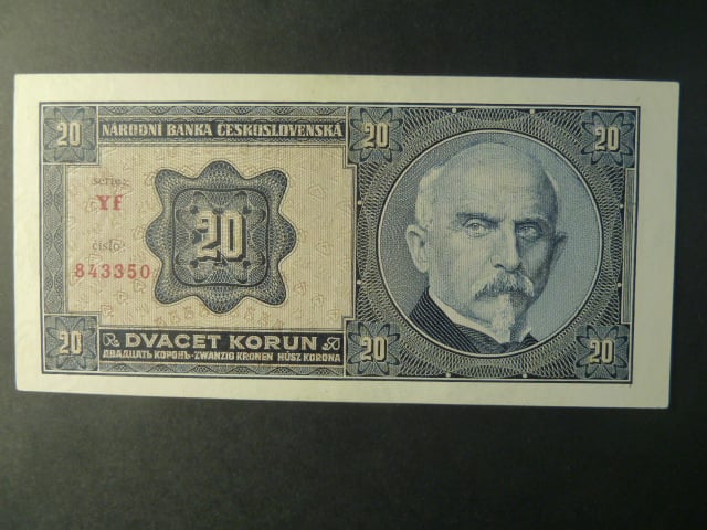 20 Kč 1926 série Yf
