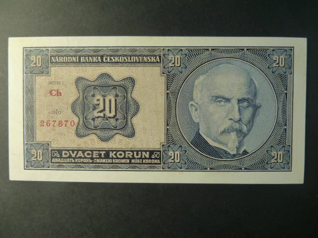 20 Kč 1926 série Ch