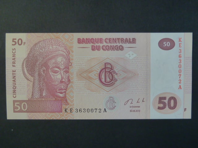 KONGO, 50 Francs 2013, BNB. B319c, Pi. 97