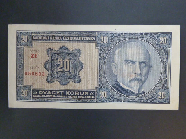 20 Kč 1926 série Zf