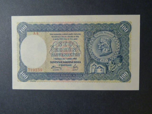 100 Ks 1940 II.vydání, série A 8