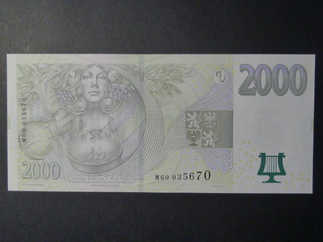 2000 Kč 2007 série M 60