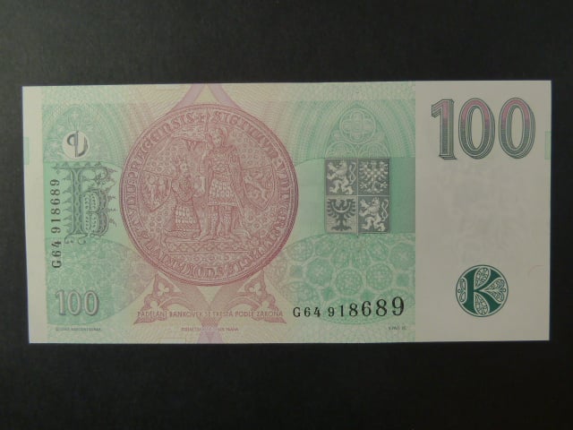 100 Kč 1997 série G 64