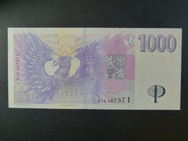 1000 Kč 2008 série H 16