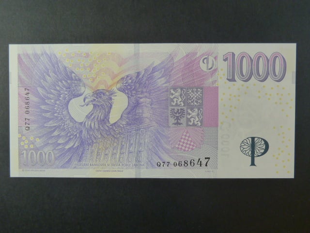 1000 Kč 2008 série Q 77