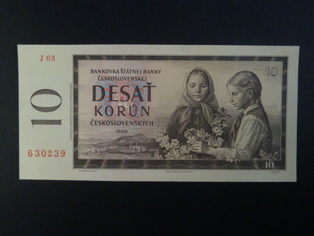 10 Kčs 1960 série J 03