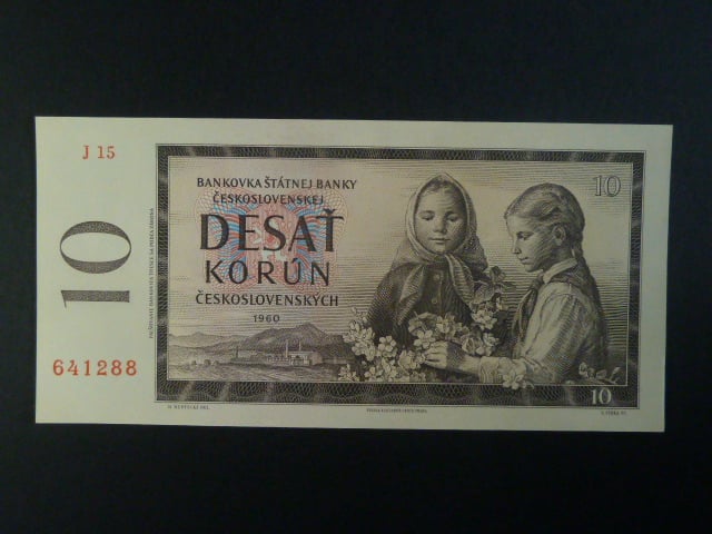 10 Kčs 1960 série J 15
