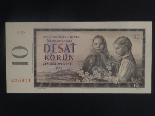 10 Kčs 1960 série J 16