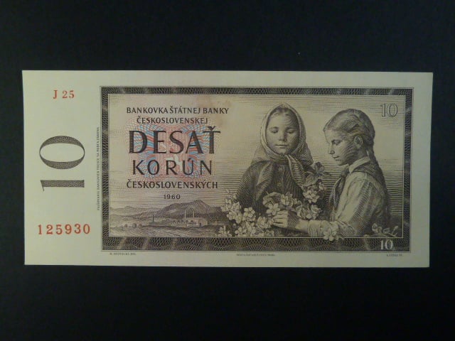 10 Kčs 1960 série J 25