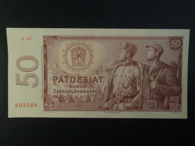 50 Kčs 1964 série N 48 II.deska