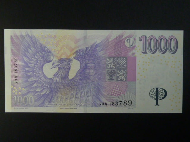 1000 Kč 2008 série G 34