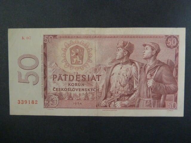 50 Kčs 1964 série K 07