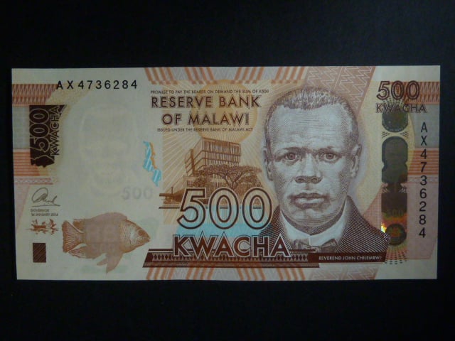 MALAWI, 500 Kwacha 2014, BNB. B161a, Pi. 66