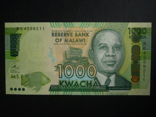MALAWI, 1000 Kwacha 2016, BNB. B162b, Pi. 67