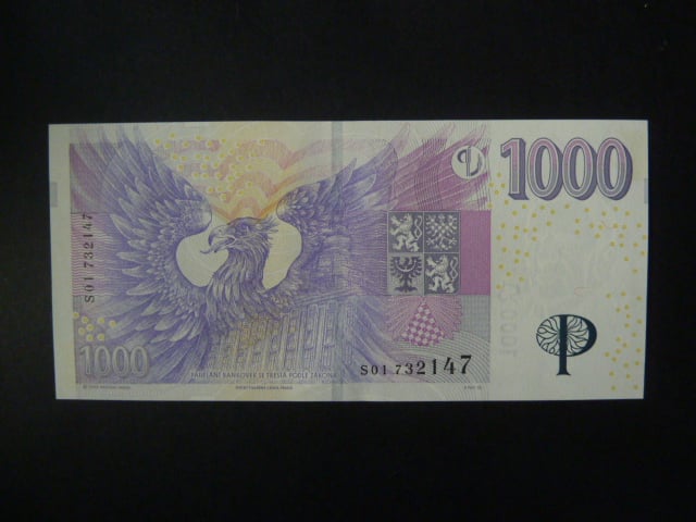 1000 Kč 2008 série S 01 první série