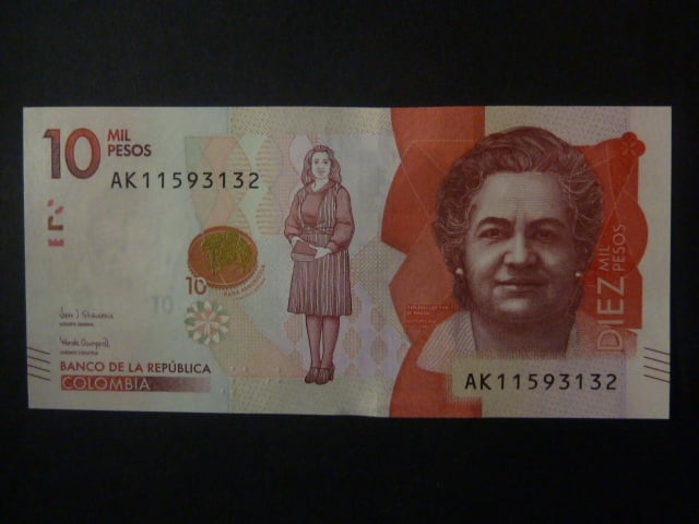 KOLUMBIE, 10000 Pesos 2020 (intro 2021), BNB. B995f, Pi. 460