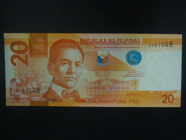 FILIPÍNY, 20 Piso 2014C, BNB. B1077h, Pi. 206