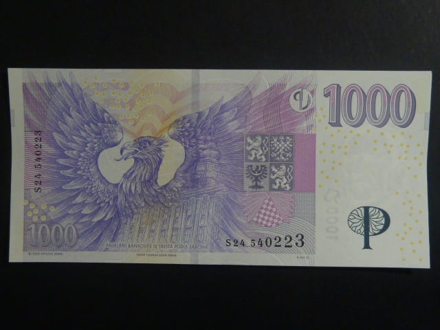 1000 Kč 2008 série S 24 poslední série