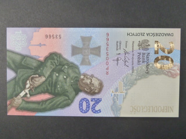 20 Zlotych 2020 pamětní, série RP, BNB BNP824a