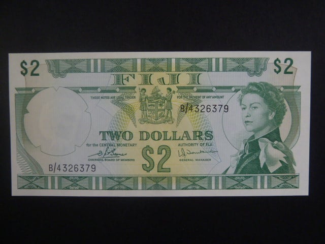 FIDŽI, 2 Dollar 1974, BNB. 403c, Pi. 72