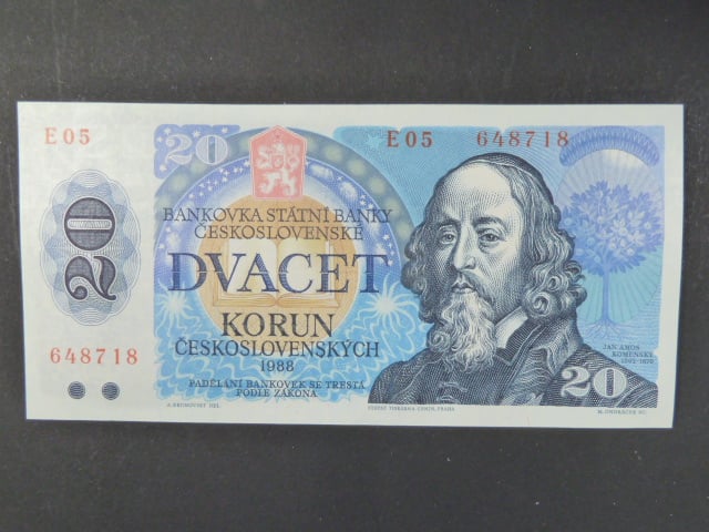 20 Kčs 1988 série E 05