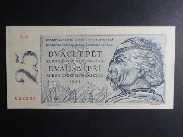 25 Kčs 1958 série S 11