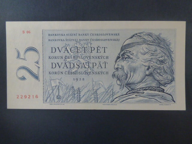 25 Kčs 1958 série S 06