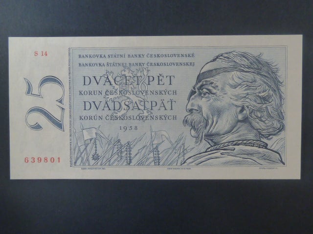 25 Kčs 1958 série S 14