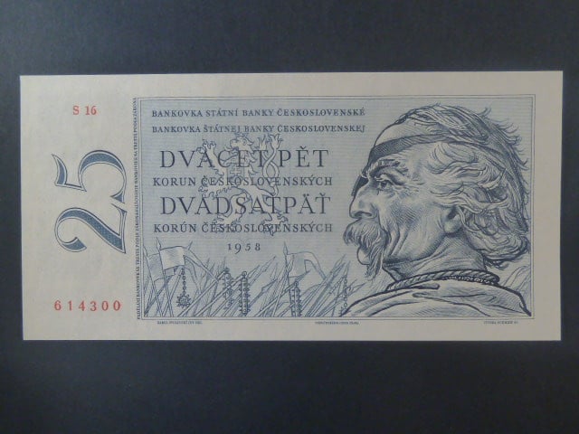 25 Kčs 1958 série S 16