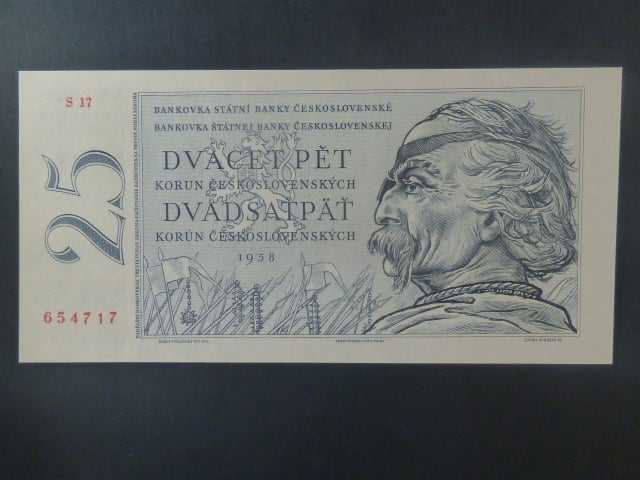 25 Kčs 1958 série S 17