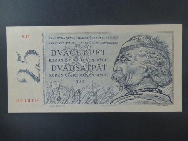 25 Kčs 1958 série S 19