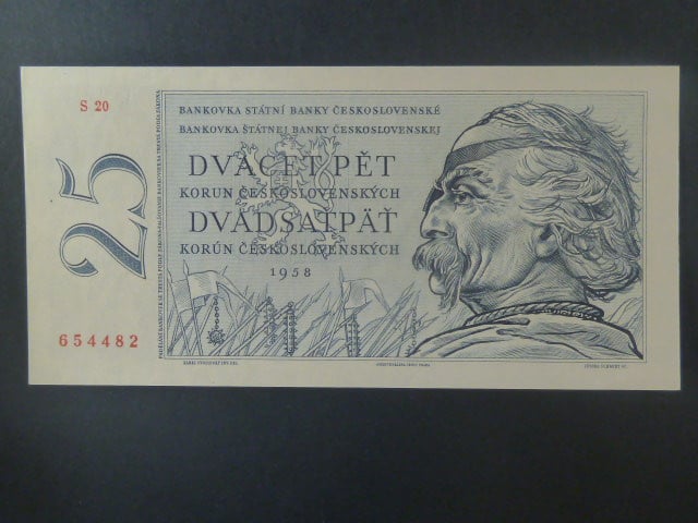 25 Kčs 1958 série S 20