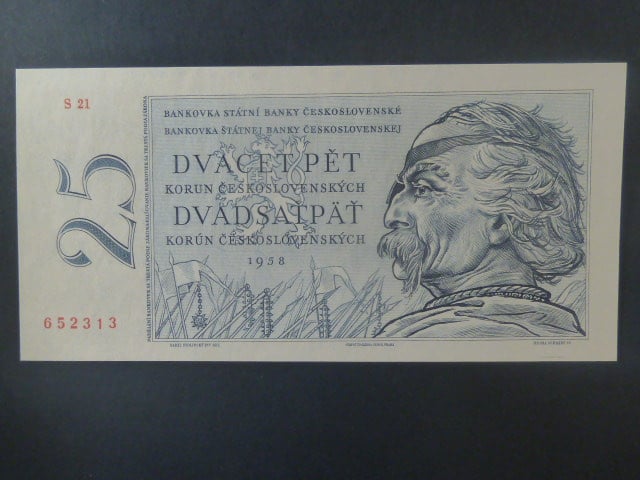 25 Kčs 1958 série S 21