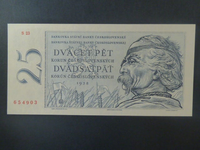 25 Kčs 1958 série S 23