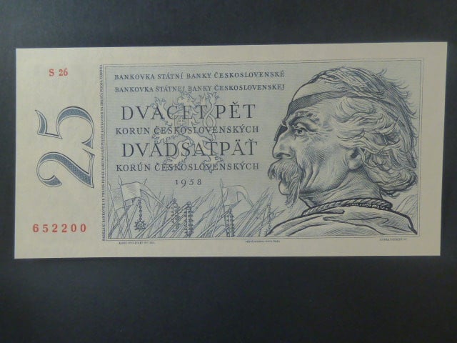 25 Kčs 1958 série S 26