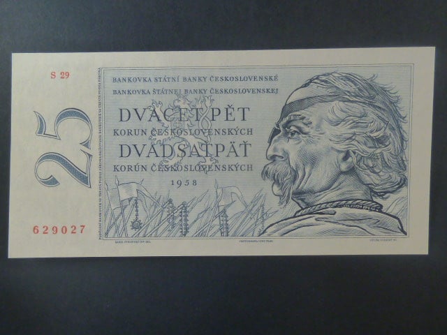 25 Kčs 1958 série S 29
