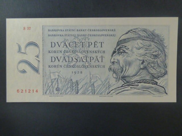 25 Kčs 1958 série S 37