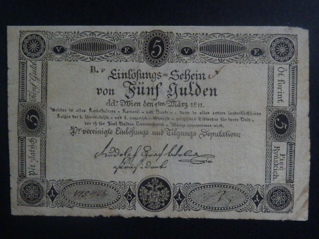 5 Gulden 1811 série B
