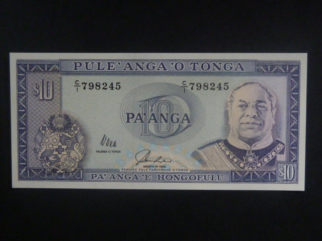 TONGA, 10 Pa’anga 1995, BNB. B205b, Pi. 28