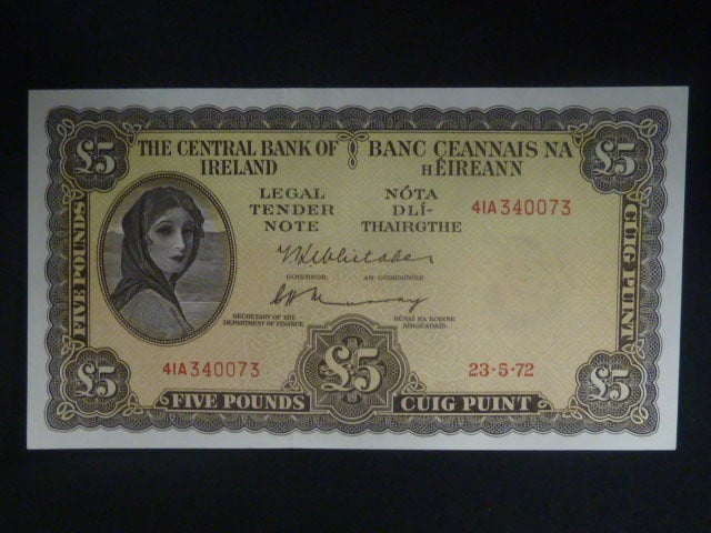 5 Pounds 1972, BNB. B210c1, Pi. 65