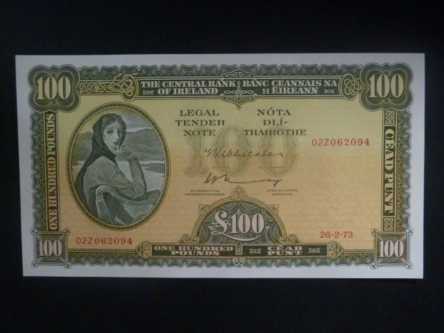 100 Pounds 1973, BNB. B214b1, Pi. 67
