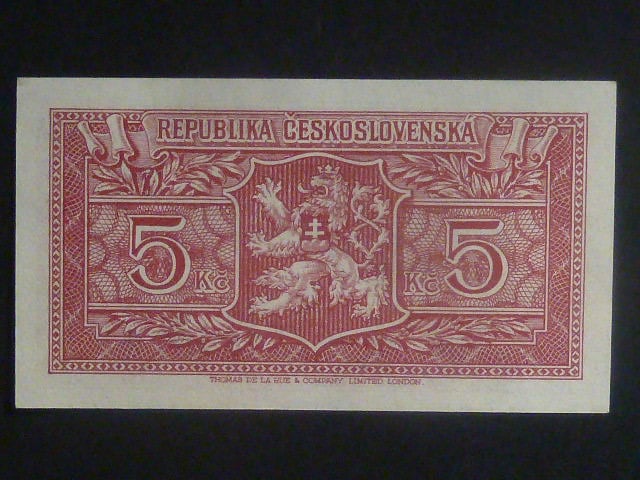 5 Kčs 1945 série R/C
