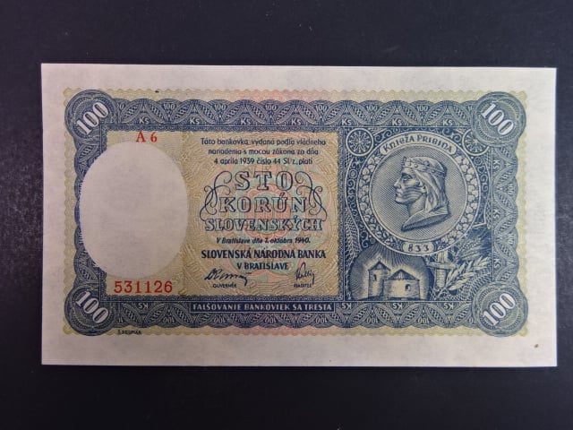 100 Ks 1940 II.vydání, série A 6
